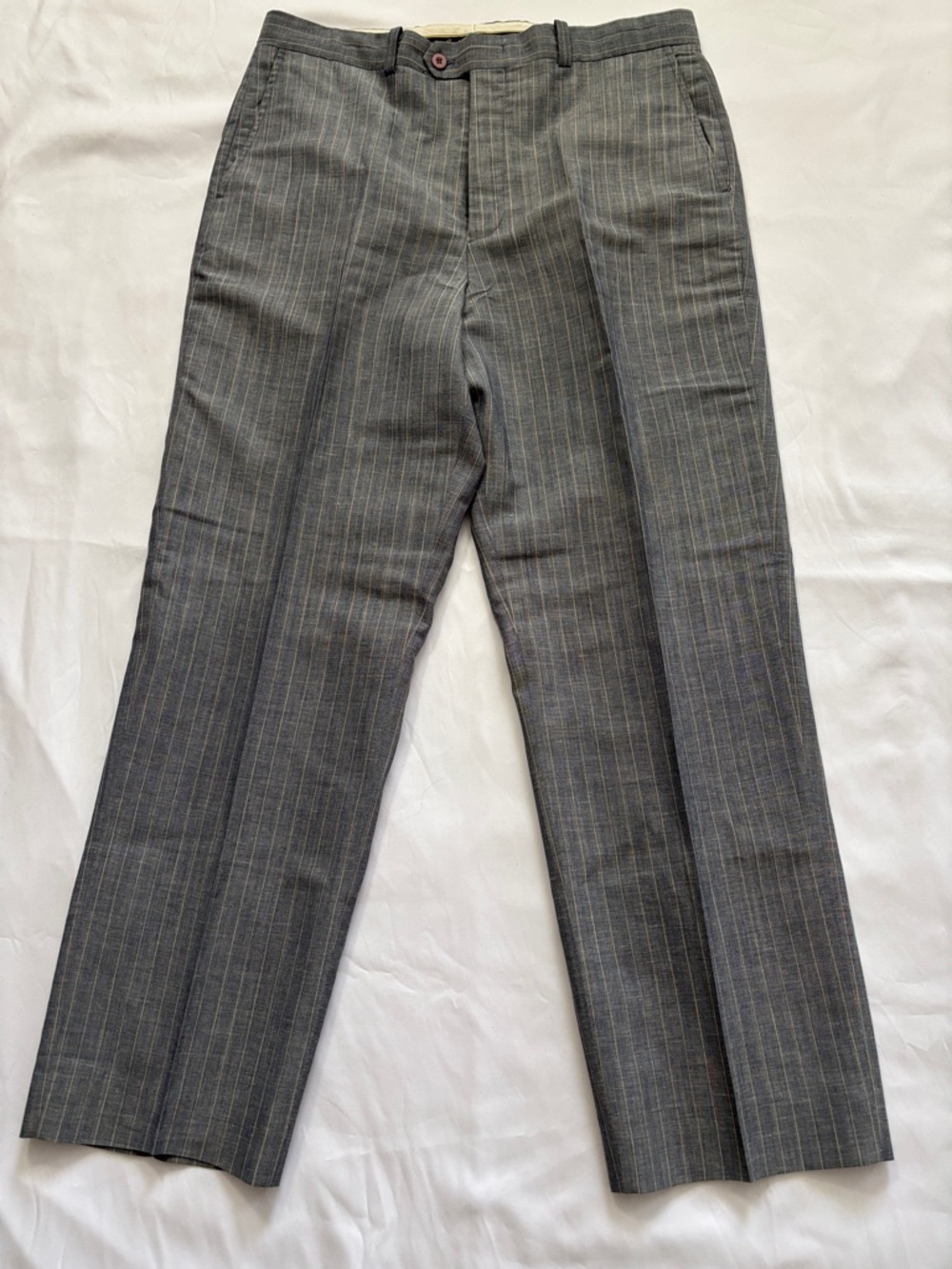 Ben Hogan Gray Pinstripe Men's Dress Pants